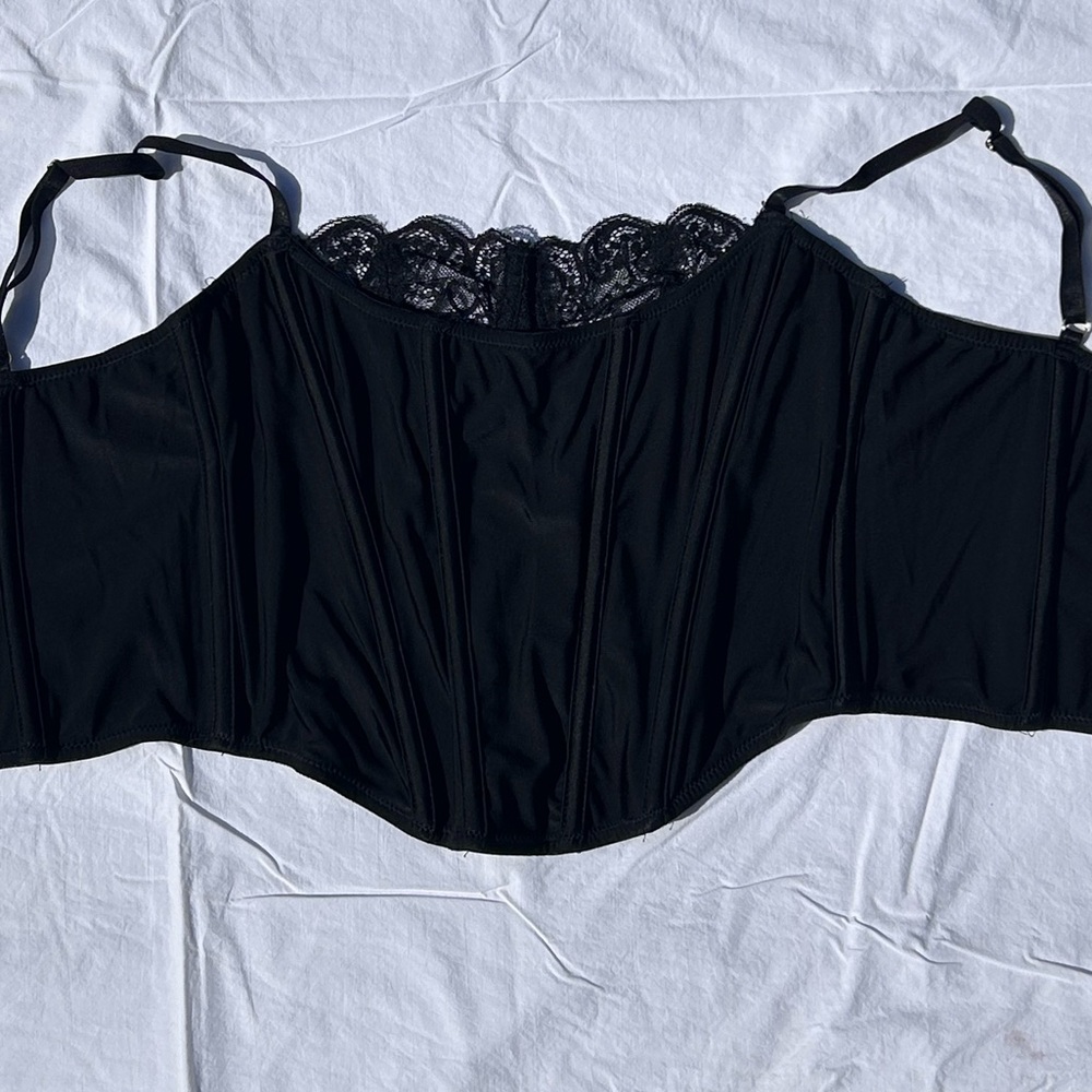 Urban Outfitters Out From Under Black Corset Top